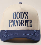 GOD’S FAVORITE TRUCKER HAT