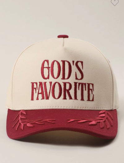GOD’S FAVORITE TRUCKER HAT