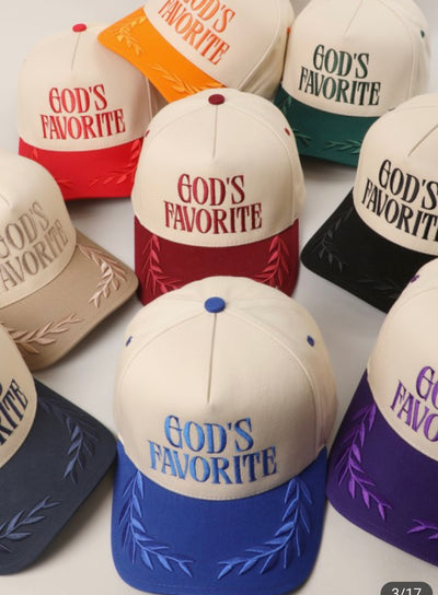 GOD’S FAVORITE TRUCKER HAT