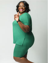 Chill Mode Short Set (Dark Green)