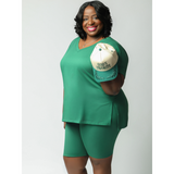 Chill Mode Short Set (Dark Green)